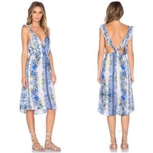 Tularosa Revolve Willa Hi-lo Surplice Neck Dress NWT Size Large Women’s